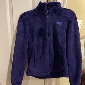 The North Face Polar Fleece Purple Cooor Zip Jacket